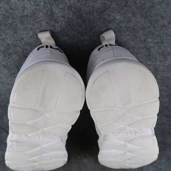 Fila Shoes Mens 13 Athletic Trainers Lightweight Sneaker White Lace Up Walking main image 6